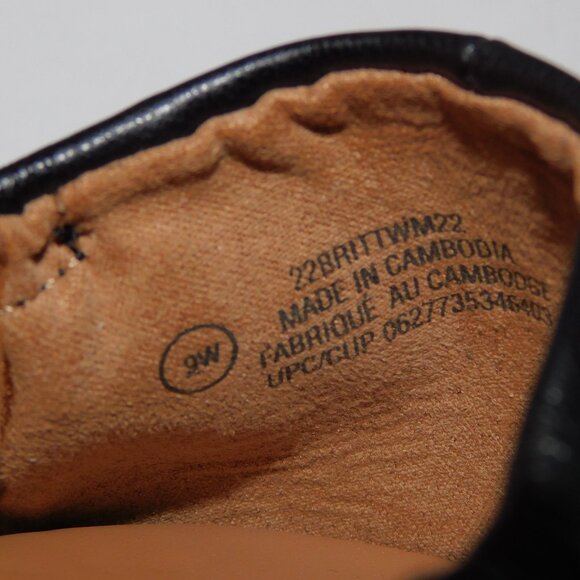 Sam & Libby Womens Casual Britt Ballet Flat Black Sz 9W 9 Wide - Picture 3 of 4